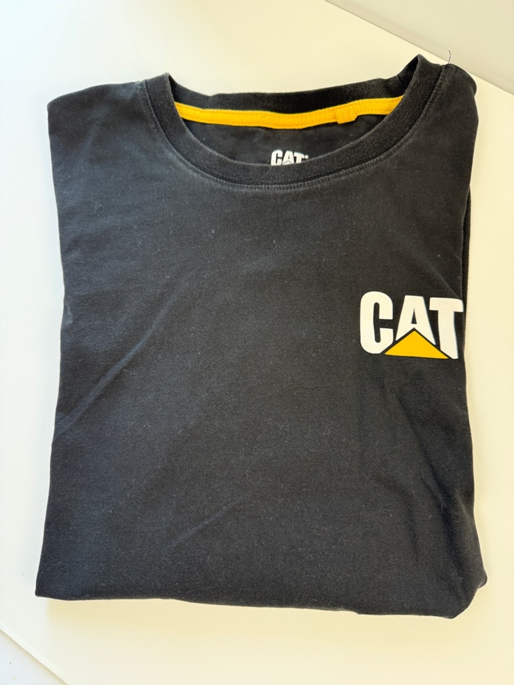 Black & Yellow Catherpilar long tee